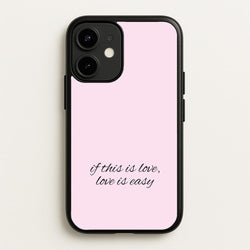 If This Is Love, Love Is Easy - McBand  - McFly Phone Case for iPhone 12 / 12 Pro