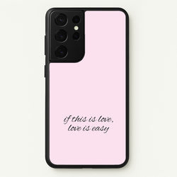 If This Is Love, Love Is Easy - McBand  - McFly Phone Case for Galaxy S21 Ultra