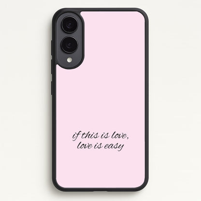 If This Is Love, Love Is Easy - McBand  - McFly Phone Case for Galaxy S25 Edge