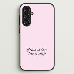 If This Is Love, Love Is Easy - McBand  - McFly Phone Case for Galaxy S23FE