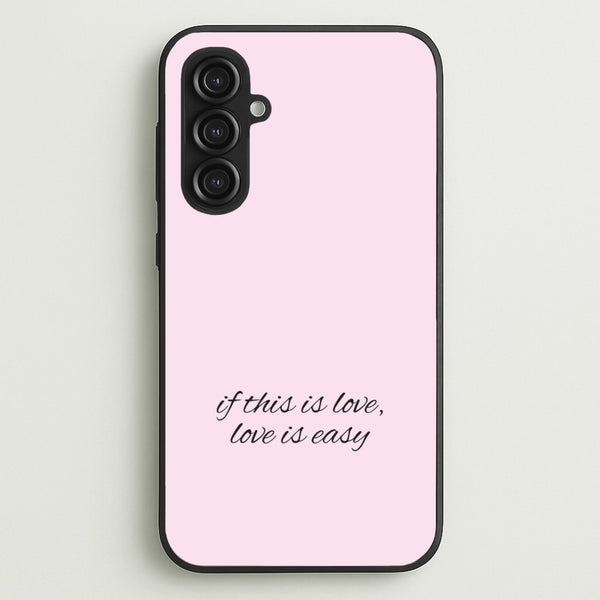 If This Is Love, Love Is Easy - McBand  - McFly Phone Case for Galaxy S23FE