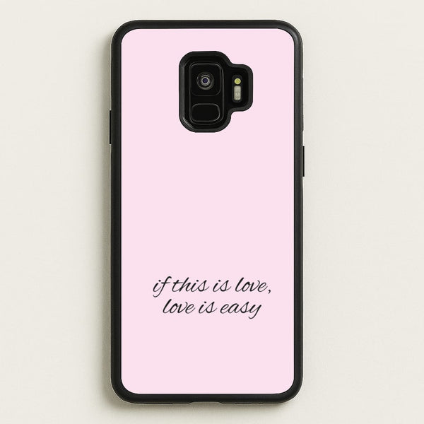 If This Is Love, Love Is Easy - McBand  - McFly Phone Case for Galaxy S9