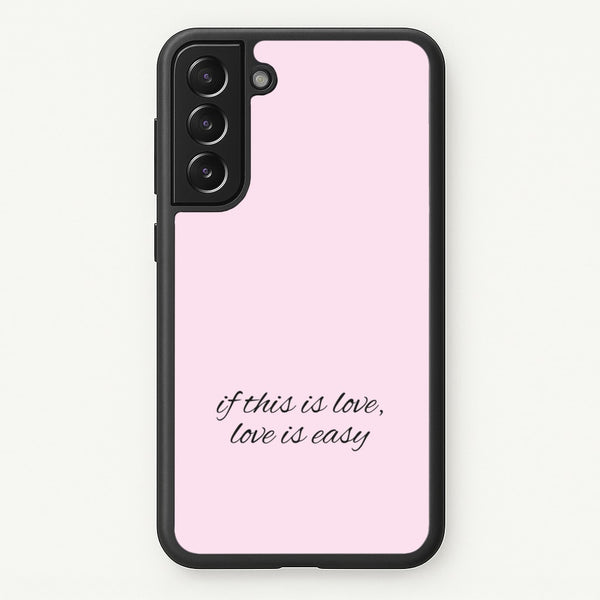If This Is Love, Love Is Easy - McBand  - McFly Phone Case for Galaxy S21 Plus