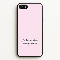 If This Is Love, Love Is Easy - McBand  - McFly Phone Case for iPhone 5 / 5s / SE 2016