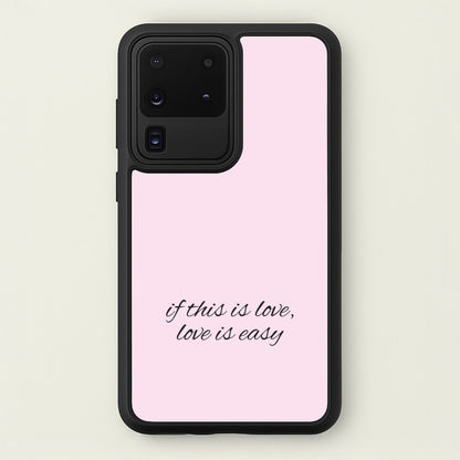 If This Is Love, Love Is Easy - McBand  - McFly Phone Case for Galaxy S20 Ultra