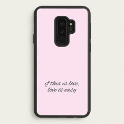 If This Is Love, Love Is Easy - McBand  - McFly Phone Case for Galaxy S9 Plus