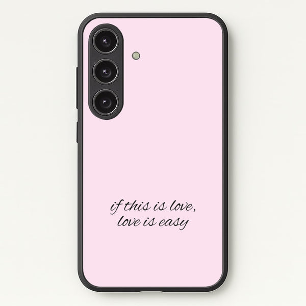 If This Is Love, Love Is Easy - McBand  - McFly Phone Case for Galaxy S24