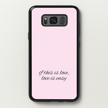 If This Is Love, Love Is Easy - McBand  - McFly Phone Case for Galaxy S8 Plus