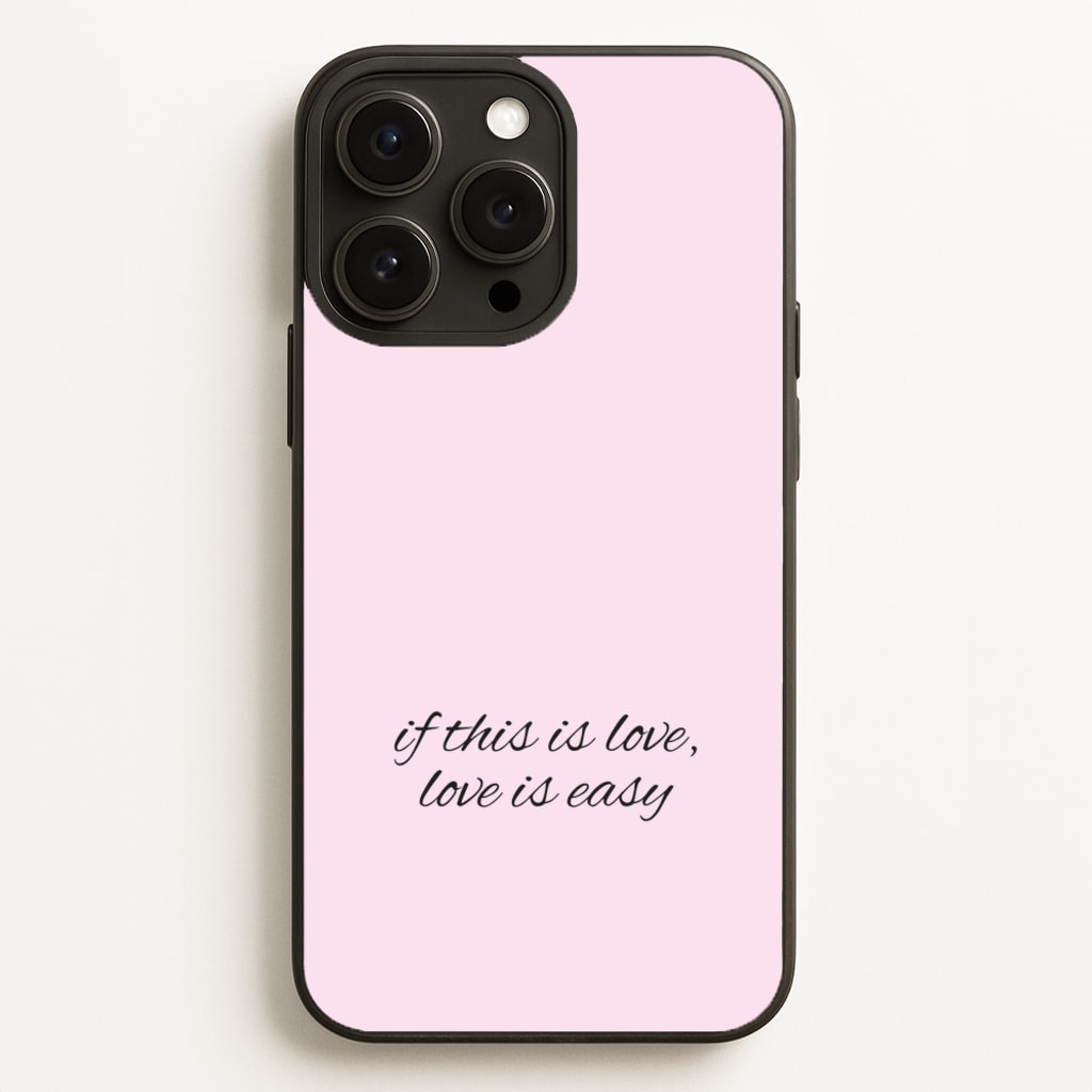 If This Is Love, Love Is Easy - McBand  - McFly Phone Case for iPhone 12 Pro Max