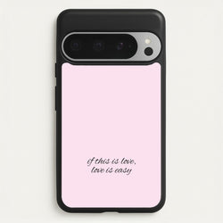 If This Is Love, Love Is Easy - McBand  - McFly Phone Case for Google Pixel 9 Pro XL