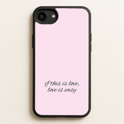 If This Is Love, Love Is Easy - McBand  - McFly Phone Case for iPhone 6 / 7 / 8 / SE