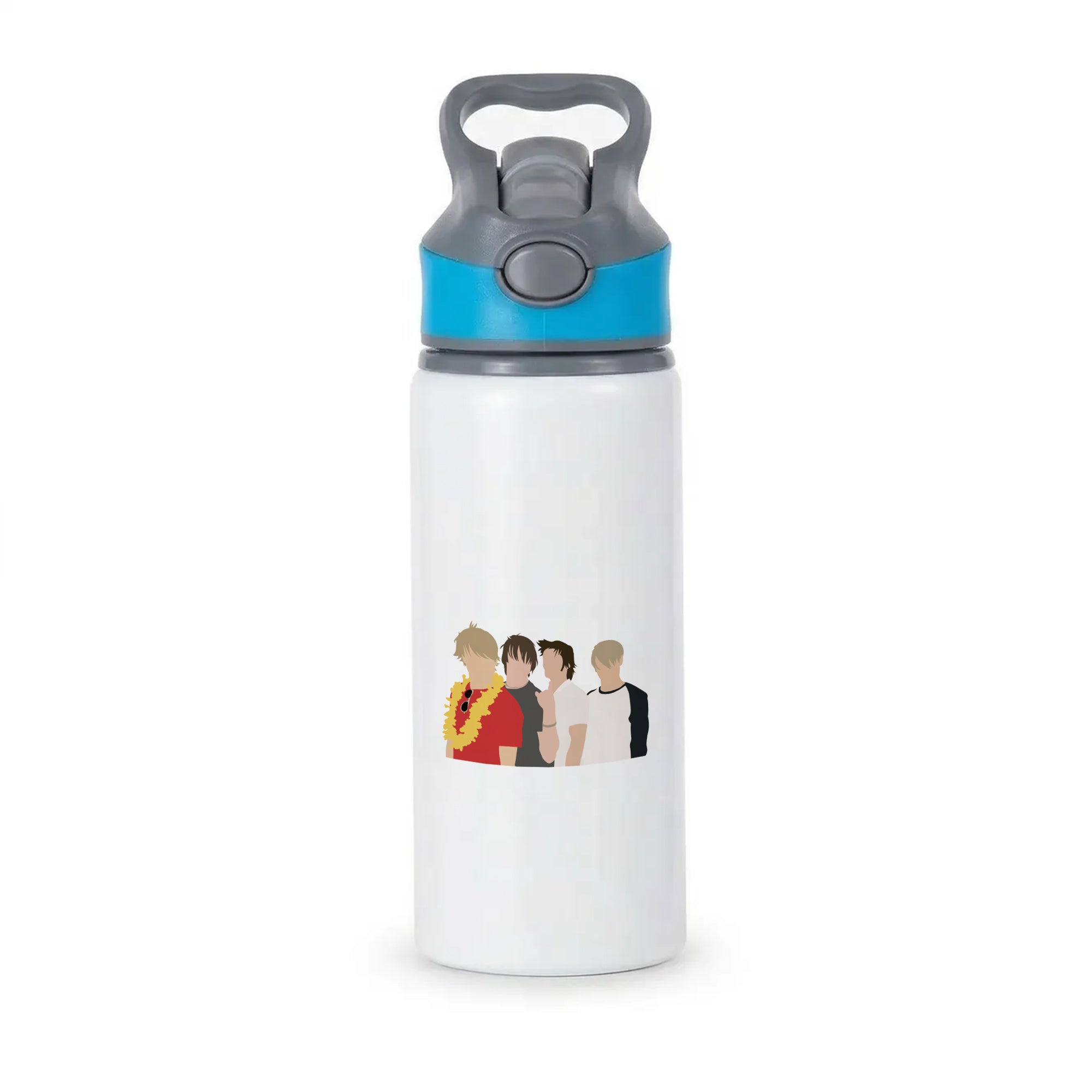 Band Members - McFly Active Water Bottle - Blue