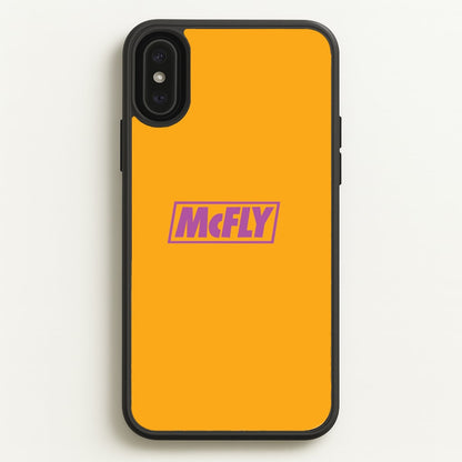 Yellow And Purple - McBand  - McFly Phone Case for iPhone XS Max