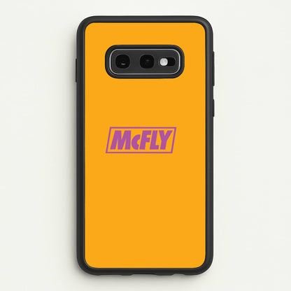 Yellow And Purple - McBand  - McFly Phone Case for Galaxy S10e