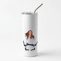 Black Widow Skinny Tumbler