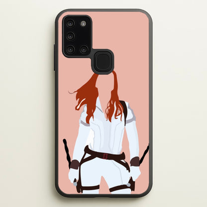 Black Widow  - Marvel Phone Case for Galaxy A21s