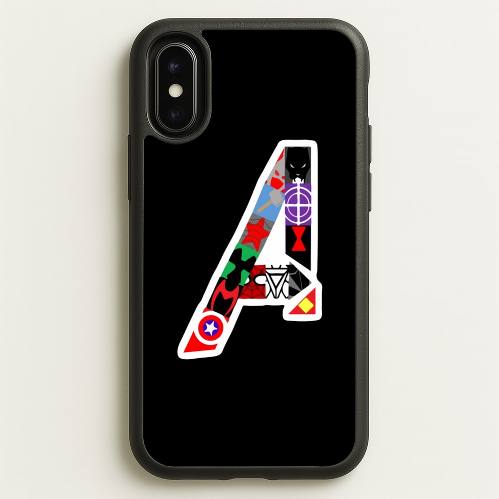 Avengers Logo - Marvel  - Marvel Phone Case for iPhone X / XS