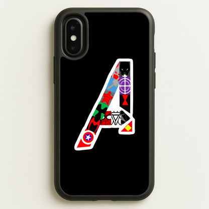 Avengers Logo - Marvel  - Marvel Phone Case for iPhone X / XS