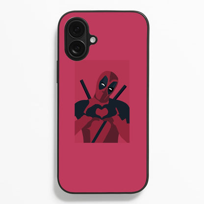 DP heart  - Marvel Phone Case for iPhone 16 Plus