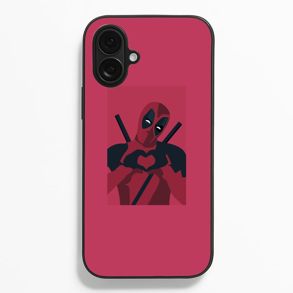 DP heart  - Marvel Phone Case for iPhone 16 Plus