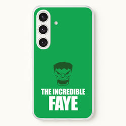 Hulk - Personalised Superhero Comic  - Marvel Phone Case for Galaxy S24 Plus