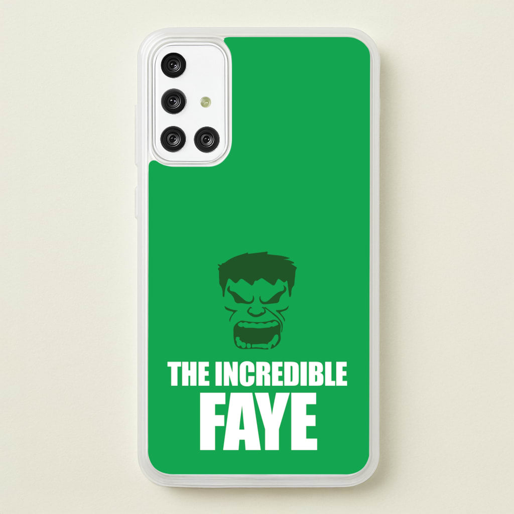 Hulk - Personalised Superhero Comic  - Marvel Phone Case for Galaxy A71
