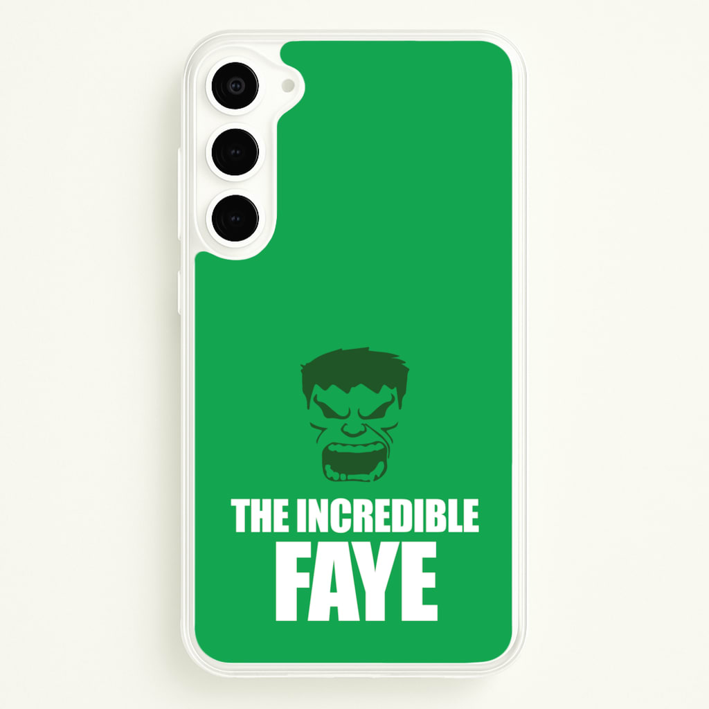 Hulk - Personalised Superhero Comic  - Marvel Phone Case for Galaxy S23