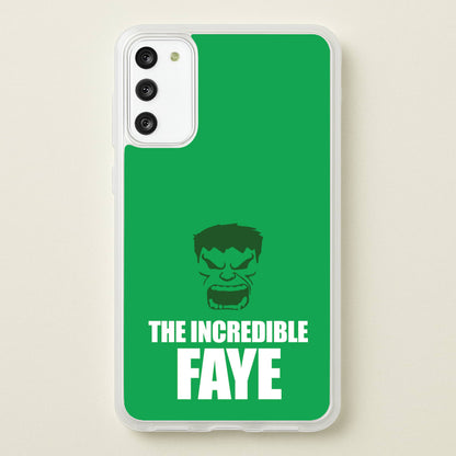 Hulk - Personalised Superhero Comic  - Marvel Phone Case for Galaxy S20FE