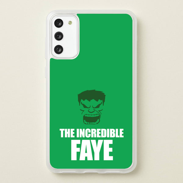 Hulk - Personalised Superhero Comic  - Marvel Phone Case for Galaxy S20FE
