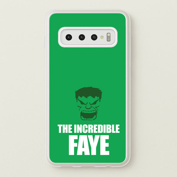 Hulk - Personalised Superhero Comic  - Marvel Phone Case for Galaxy S10 Plus