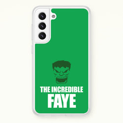 Hulk - Personalised Superhero Comic  - Marvel Phone Case for Galaxy S22