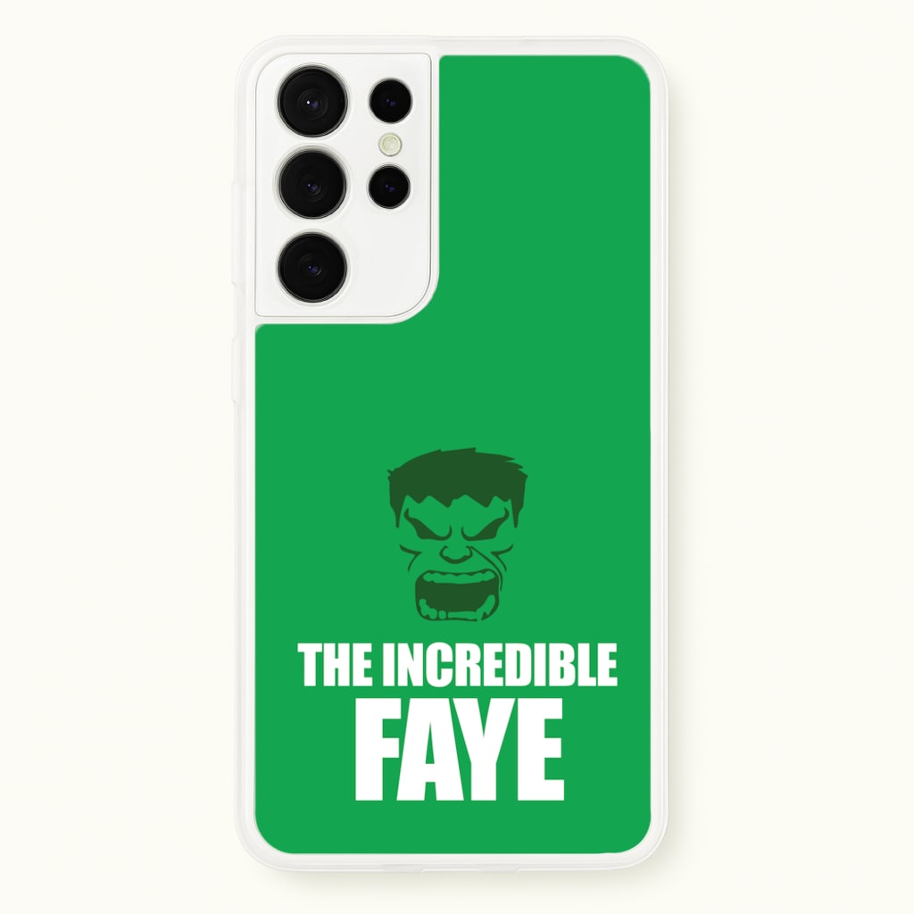 Hulk - Personalised Superhero Comic  - Marvel Phone Case for Galaxy S21 Ultra