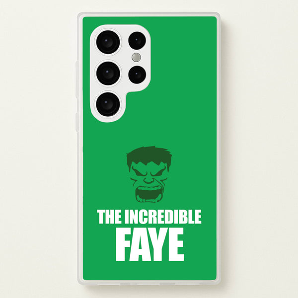 Hulk - Personalised Superhero Comic  - Marvel Phone Case for Galaxy S24 Ultra
