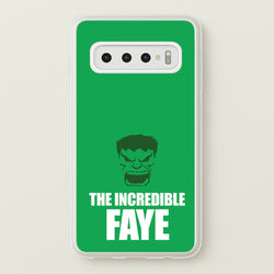 Hulk - Personalised Superhero Comic  - Marvel Phone Case for Galaxy S10