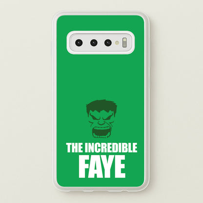 Hulk - Personalised Superhero Comic  - Marvel Phone Case for Galaxy S10