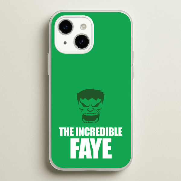 Hulk - Personalised Superhero Comic  - Marvel Phone Case for iPhone 14 Plus