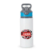 Collage - Personalised Superhero Comic Active Water Bottle 2