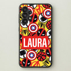 Collage - Personalised Superhero Comic  - Marvel Phone Case for Galaxy A13