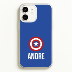 Captain America - Personalised Superhero Comic  - Marvel Phone Case for iPhone 11