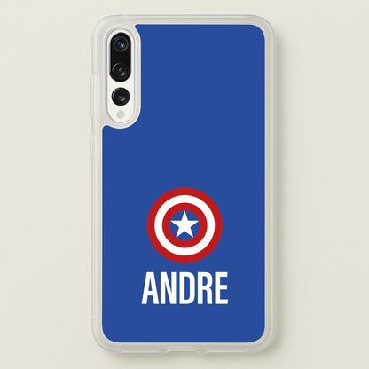 Captain America - Personalised Superhero Comic  - Marvel Phone Case for Huawei P20 Pro