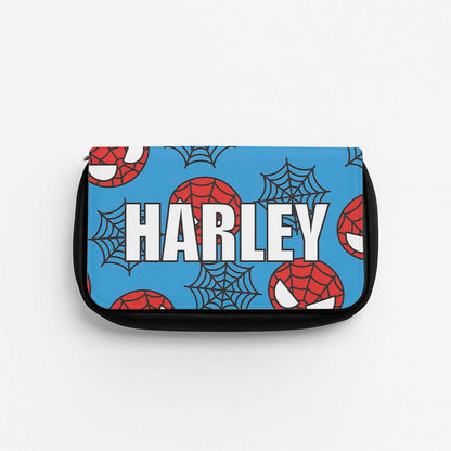 Spiderman And Webs - Personalised Superhero Comic Pencil Case