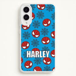 Spiderman And Webs - Personalised Superhero Comic  - Marvel Phone Case for Galaxy S25 Edge