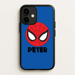 SpiderMan - Personalised Superhero Comic  - Marvel Phone Case for iPhone 12 / 12 Pro