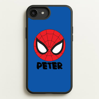 SpiderMan - Personalised Superhero Comic  - Marvel Phone Case for iPhone 6 Plus / 7 Plus / 8 Plus