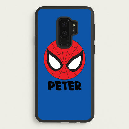 SpiderMan - Personalised Superhero Comic  - Marvel Phone Case for Galaxy S9 Plus