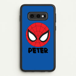 SpiderMan - Personalised Superhero Comic  - Marvel Phone Case for Galaxy S10e