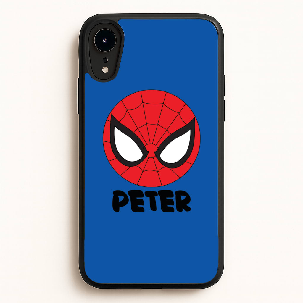 SpiderMan - Personalised Superhero Comic  - Marvel Phone Case for iPhone XR