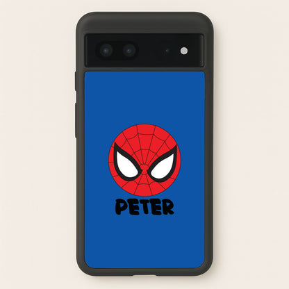 SpiderMan - Personalised Superhero Comic  - Marvel Phone Case for Google Pixel 7