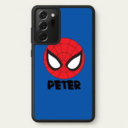 SpiderMan - Personalised Superhero Comic  - Marvel Phone Case for Galaxy Note 20 Ultra