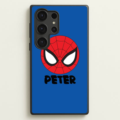 SpiderMan - Personalised Superhero Comic  - Marvel Phone Case for Galaxy S25 Ultra